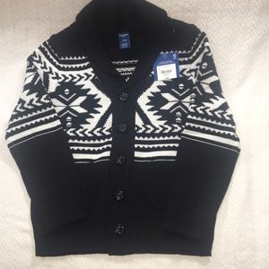 Southwest Design B&W youth cardigan NWT
